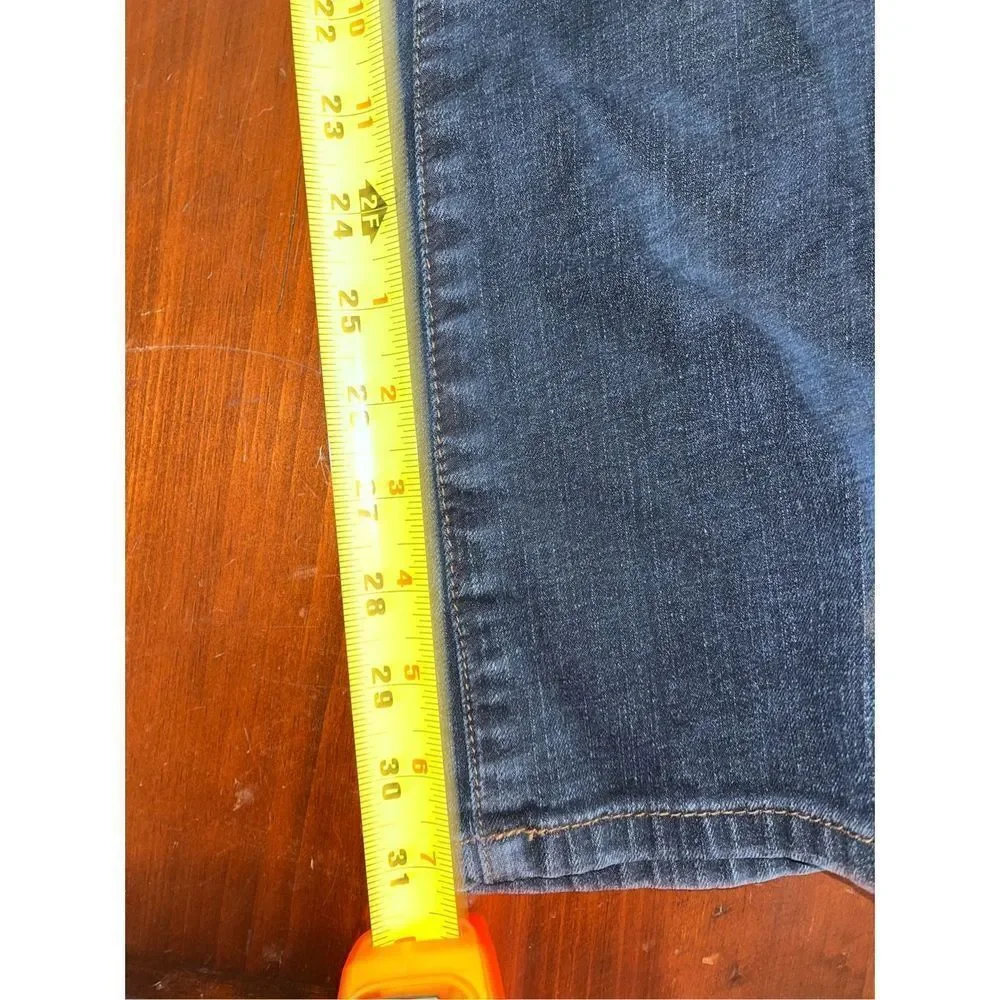 Lauren Jeans Co Premium Womens 6 Stretch Classic Straight/Boot Blue Denim 28x31 - Picture 4 of 6